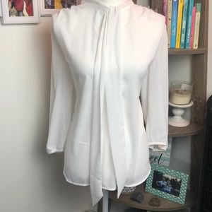 NY & CO Front Tie Blouse